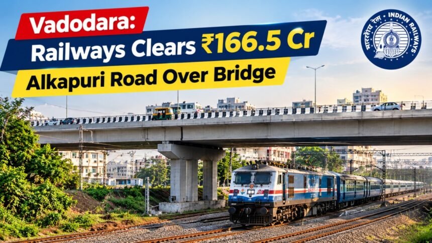 InfraInsiders -Vadodara: Railways Clears ₹166.5 Cr Alkapuri Road Over Bridge