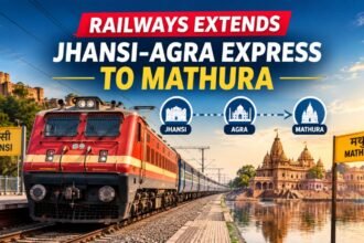 Railways Extends Jhansi-Agra Express to Mathura