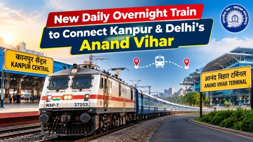 New Daily Overnight Train to Connect Kanpur & Delhi's Anand Vihar - infrainsiders.com