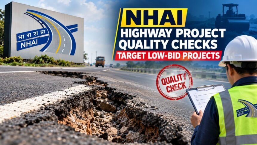 NHAI highway project quality checks target low-bid projects