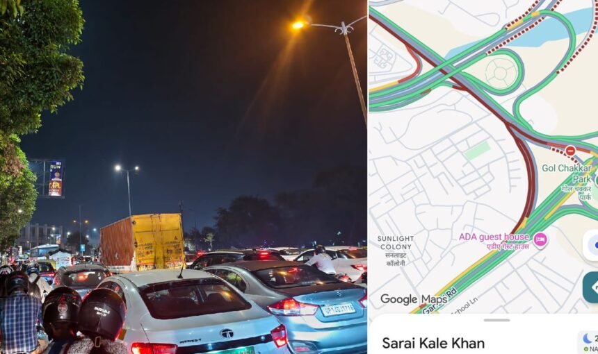 Sarai Kale Khan Traffic Jam