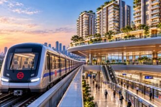 delhi-metro-premium-coaches-residential-towers-manohar-lal
