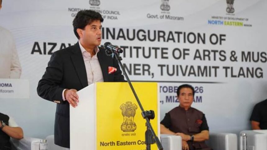 scindia-inaugurates-331-crore-projects-in-mizoram-development