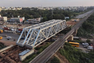 baiyappanahalli-hosur-railway-doubling-project-girders