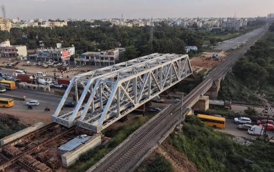 baiyappanahalli-hosur-railway-doubling-project-girders