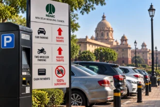 ndmc-parking-charges-hike-lutyens-delhi-cash-surcharge